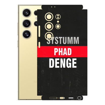 Samsung A/S Series Phone Skins (All Models) - Systumm Phad Denge - 3D Embossed Finish (L-278) Samsung Galaxy S24 Ultra (5G)