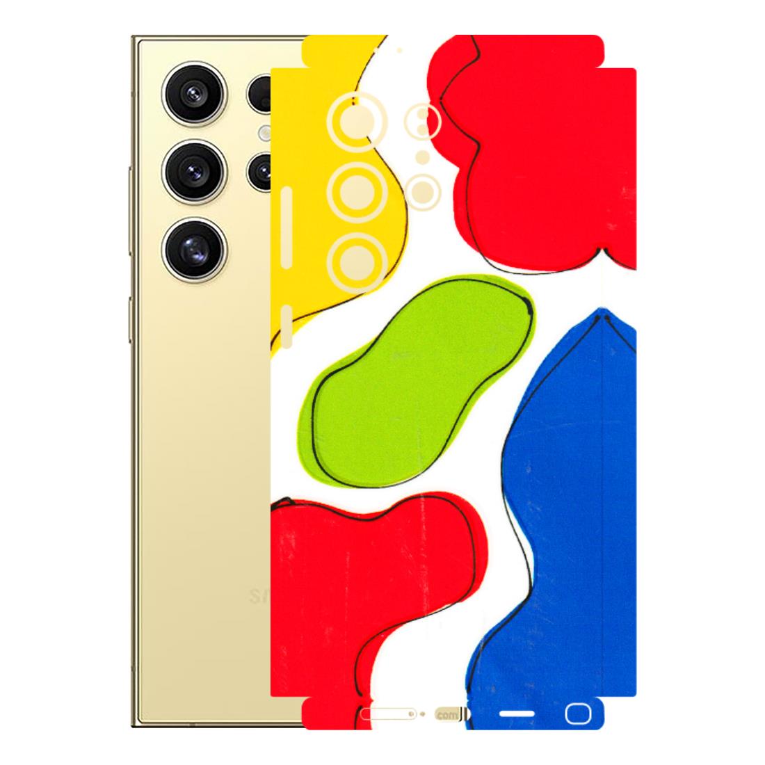 Samsung A/S Series Phone Skins (All Models) - RGB Colour Paint - 3D Embossed Finish (L-284) Samsung Galaxy S24 Ultra (5G)