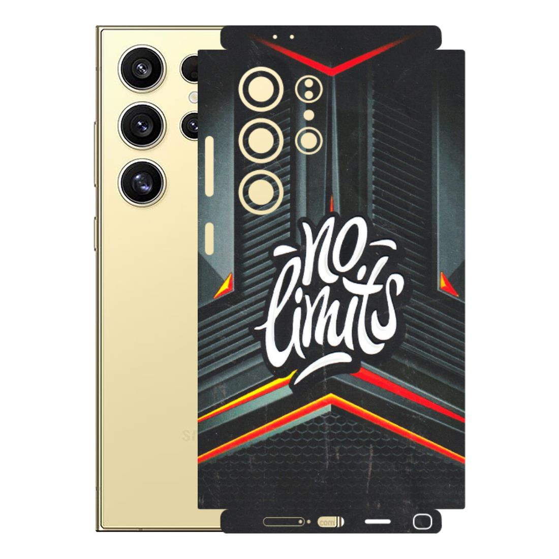 Samsung A/S Series Phone Skins (All Models) - No Limits - 3D Embossed Finish (L-286) Samsung Galaxy S24 Ultra (5G)