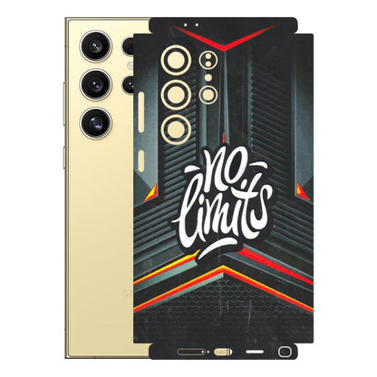 Samsung A/S Series Phone Skins (All Models) - No Limits - 3D Embossed Finish (L-286) Samsung Galaxy S24 Ultra (5G)