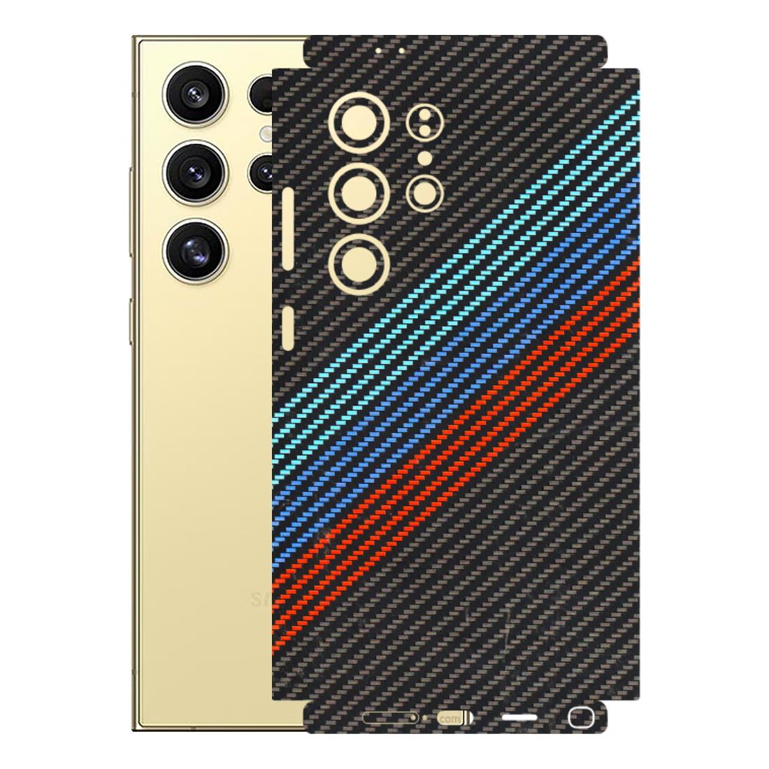 Samsung A/S Series Phone Skins (All Models) - Carbon BM - 3D Embossed Finish (L-302) Samsung Galaxy S24 Ultra (5G)