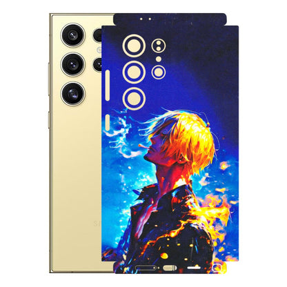 Samsung A/S Series Phone Skins (All Models) - Sanji Vinsmoke One Piece - 3D Embossed Finish (L-319) Samsung Galaxy S24 Ultra (5G)