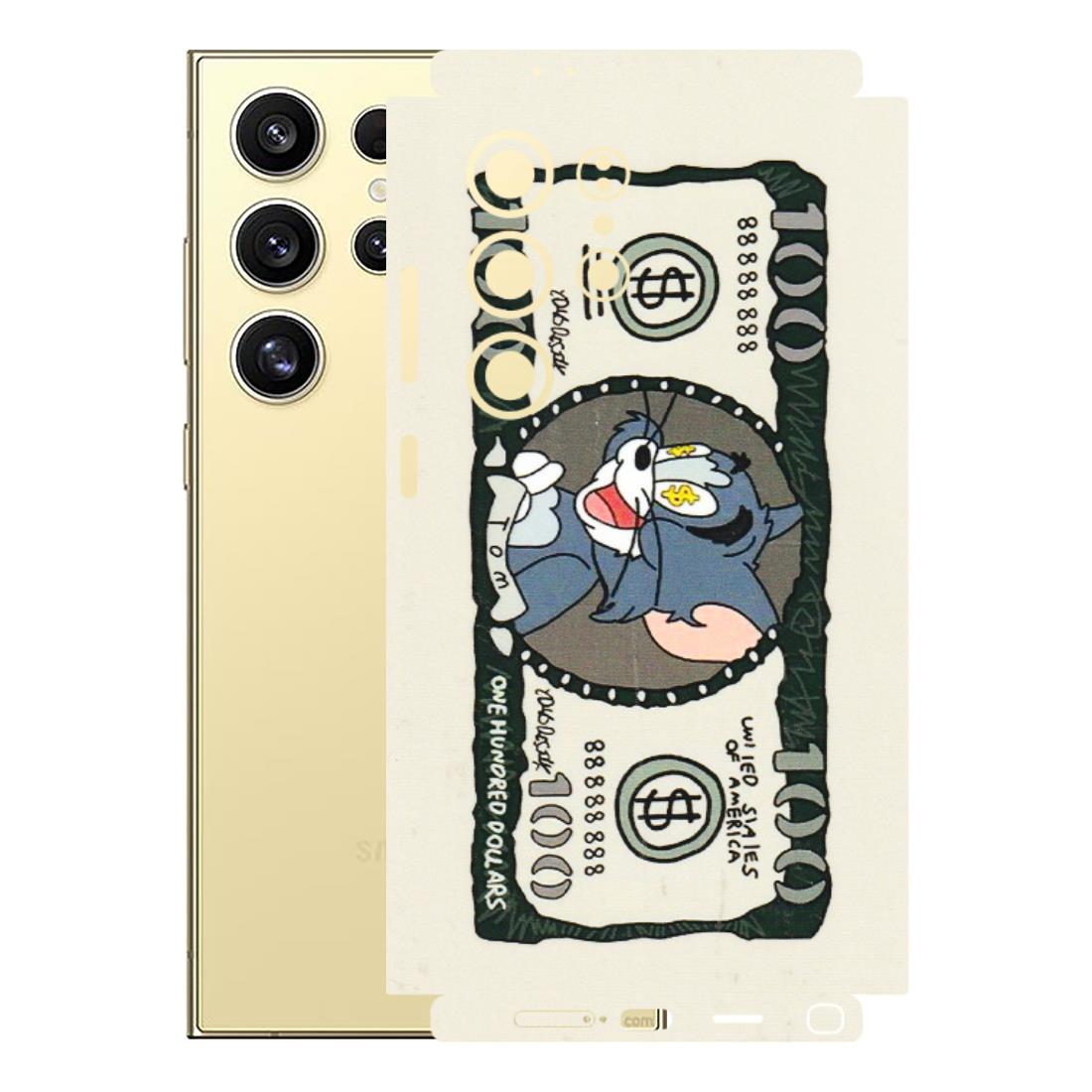 Samsung A/S Series Phone Skins (All Models) - Tom Hundred Dollar - 3D Embossed Finish (L-324) Samsung Galaxy S24 Ultra (5G)