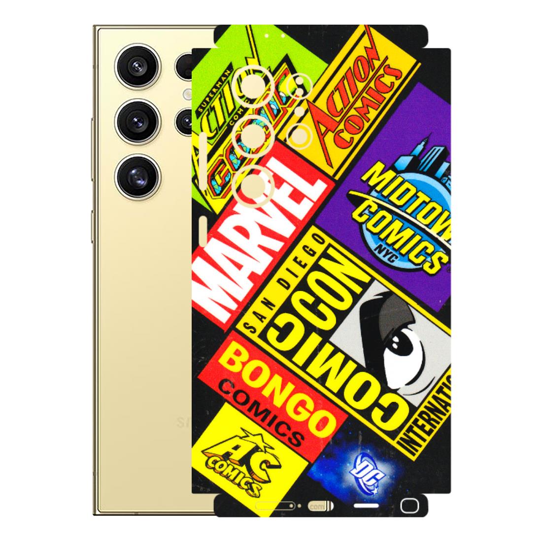 Samsung A/S Series Phone Skins (All Models) - Bongo Comic Con - 3D Embossed Finish (L-325) Samsung Galaxy S24 Ultra (5G)