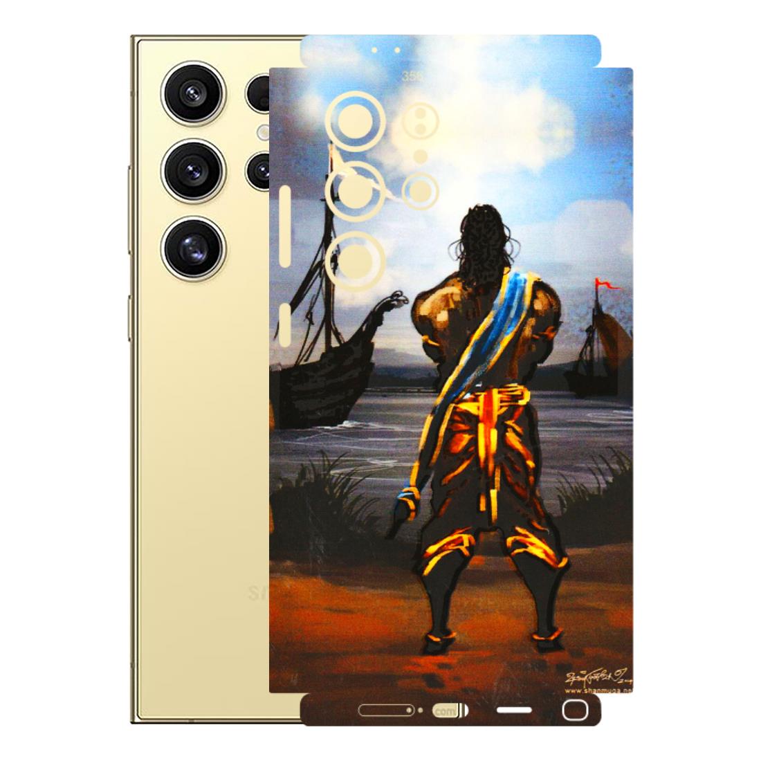 Samsung A/S Series Phone Skins (All Models) - Heavenly God Figure - 3D Embossed Finish (L-34) Samsung Galaxy S24 Ultra (5G)