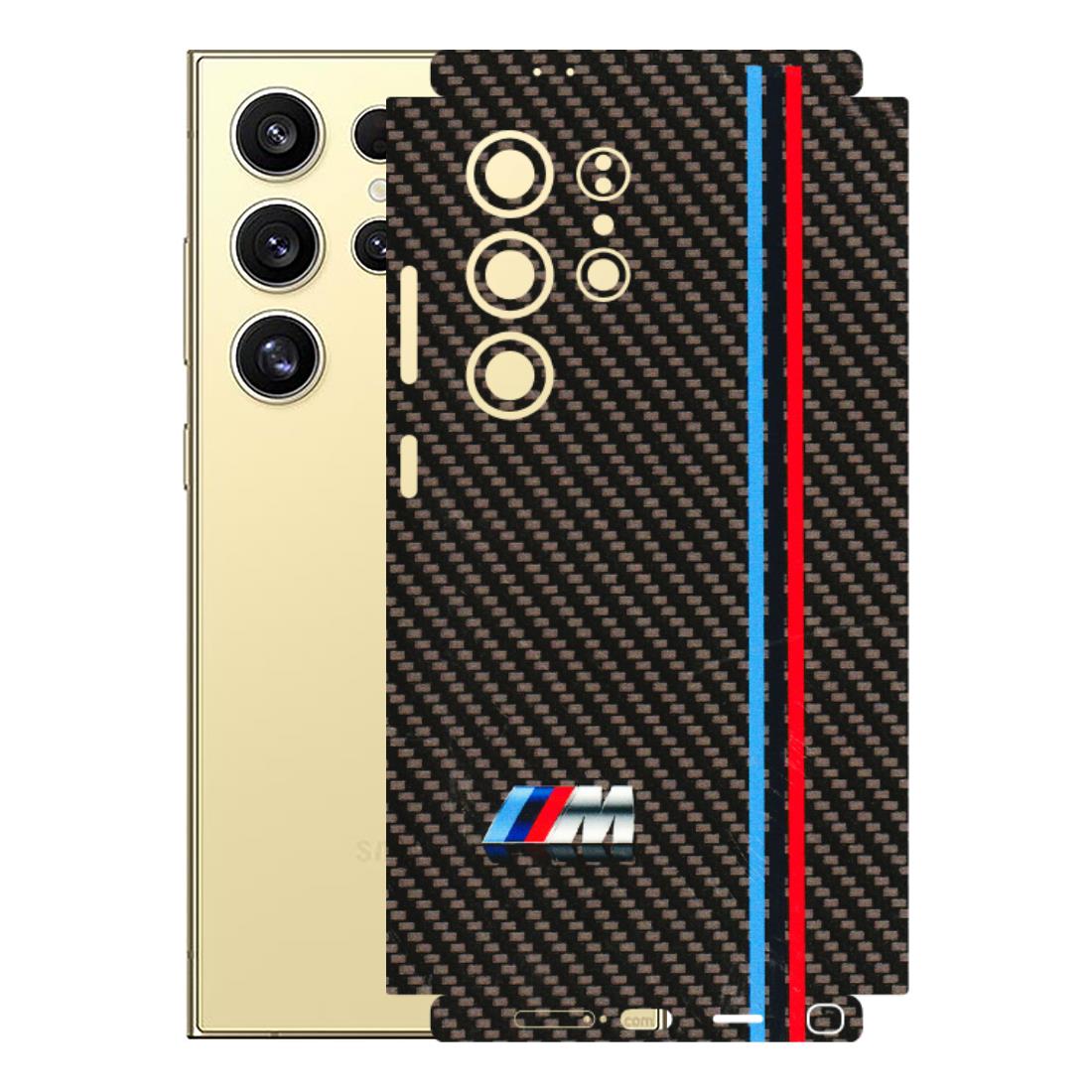 Samsung A/S Series Phone Skins (All Models) - BM Carbon Fiber Feels - 3D Embossed Finish (L-38) Samsung Galaxy S24 Ultra (5G)