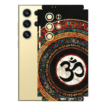 Samsung A/S Series Phone Skins (All Models) - Aum Chant Abstract - 3D Embossed Finish (L-42) Samsung Galaxy S24 Ultra (5G)
