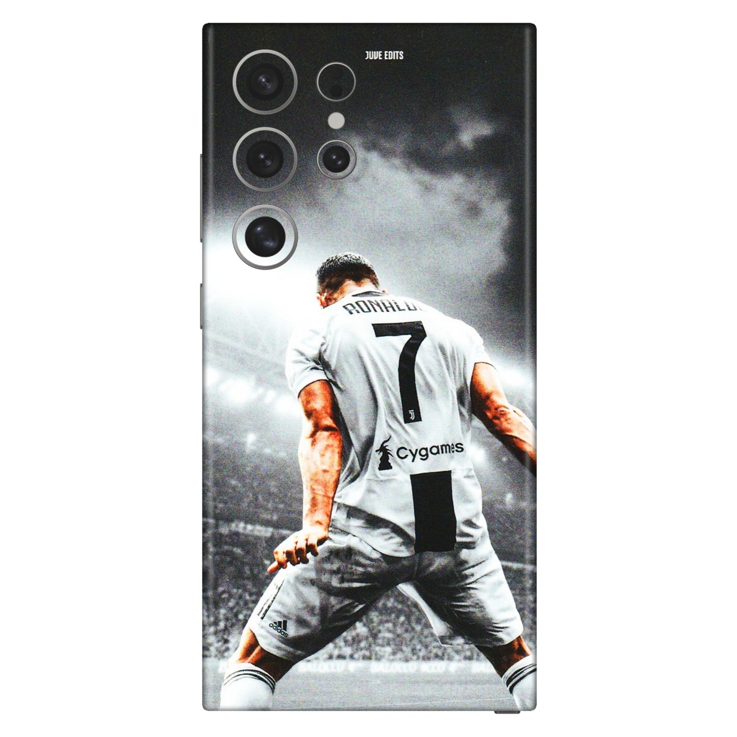 Samsung A/S Series Phone Skins (All Models) - Ronaldo CR7 Crazy - 3D Embossed Finish (L-44) Samsung Galaxy S24 Ultra (5G)