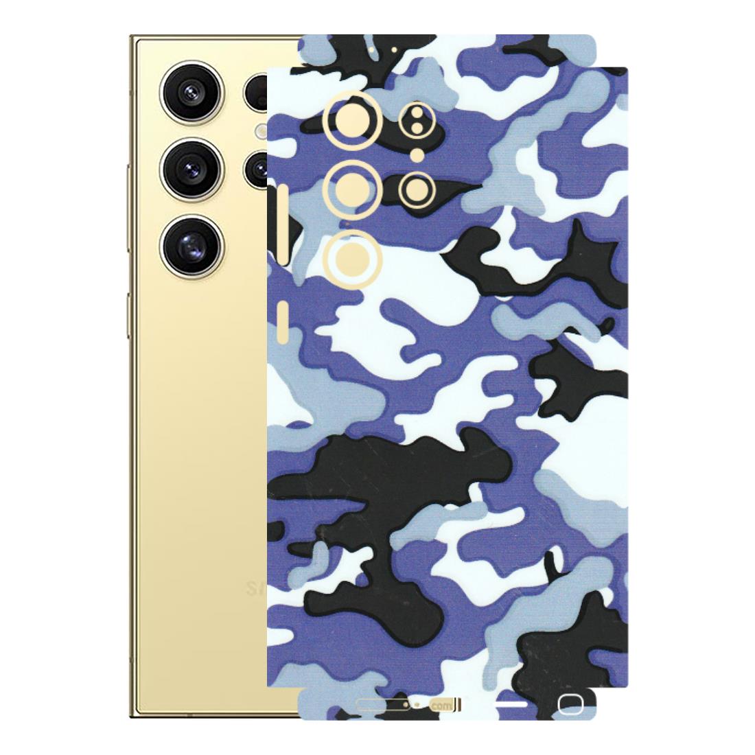 Samsung A/S Series Phone Skins (All Models) - Powerfull Military Camoflauge - 3D Embossed Finish (L-49) Samsung Galaxy S24 Ultra (5G)