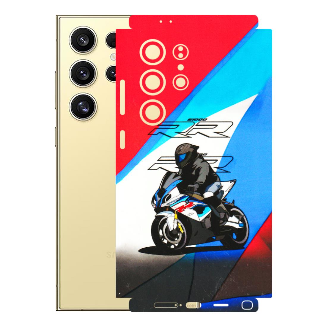 Samsung A/S Series Phone Skins (All Models) - Bikers Love - 3D Embossed Finish (L-58) Samsung Galaxy S24 Ultra (5G)