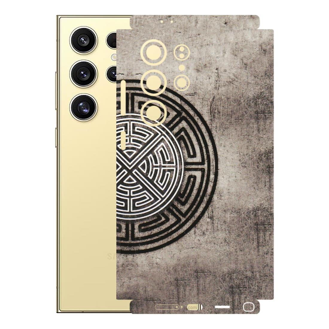 Samsung A/S Series Phone Skins (All Models) - Mysterious Circular Design - 3D Embossed Finish (L-63) Samsung Galaxy S24 Ultra (5G)