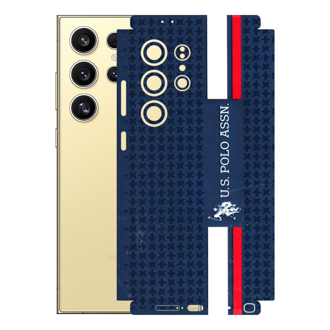 Samsung A/S Series Phone Skins (All Models) - US POLO Designer Brand - 3D Embossed Finish (L-65) Samsung Galaxy S24 Ultra (5G)