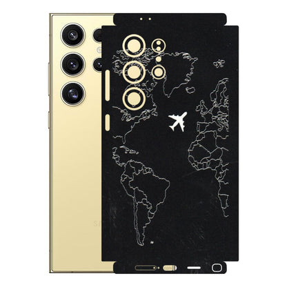 Samsung A/S Series Phone Skins (All Models) - Never Ending Travel - 3D Embossed Finish (L-79) Samsung Galaxy S24 Ultra (5G)