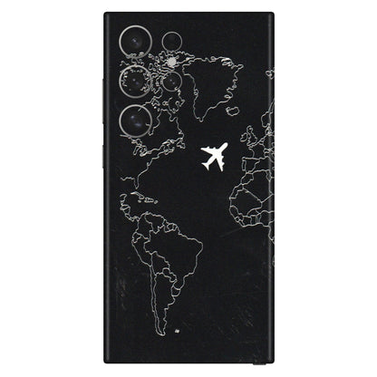 Samsung A/S Series Phone Skins (All Models) - Never Ending Travel - 3D Embossed Finish (L-79) Samsung Galaxy S24 Ultra (5G)