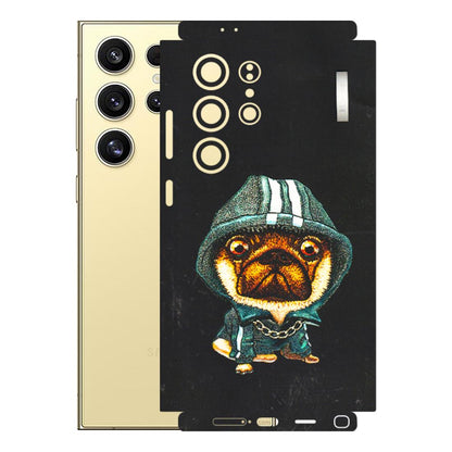 Samsung A/S Series Phone Skins (All Models) - Puppy N Hoodie - 3D Embossed Finish (L-90) Samsung Galaxy S24 Ultra (5G)