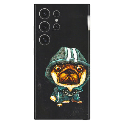Samsung A/S Series Phone Skins (All Models) - Puppy N Hoodie - 3D Embossed Finish (L-90) Samsung Galaxy S24 Ultra (5G)