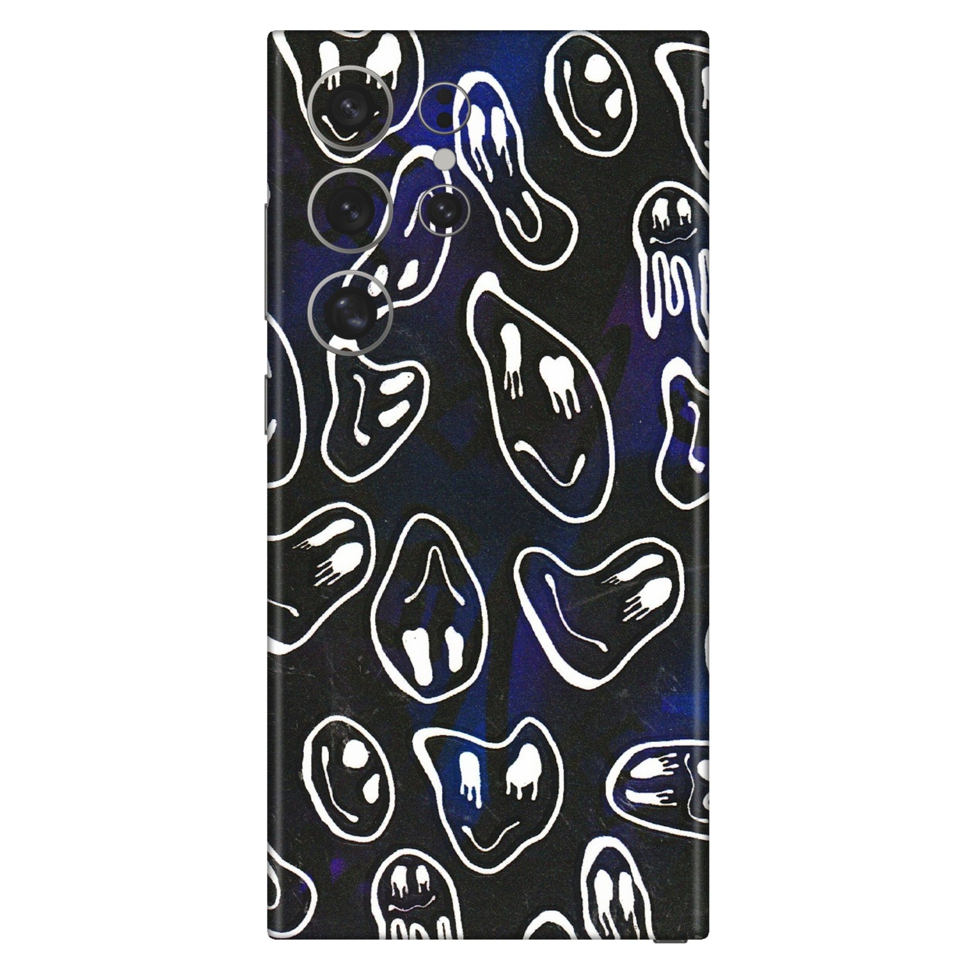 Samsung A/S Series Phone Skins (All Models) - Distorted Smileys - 3D Embossed Finish (L-92) Samsung Galaxy S24 Ultra (5G)
