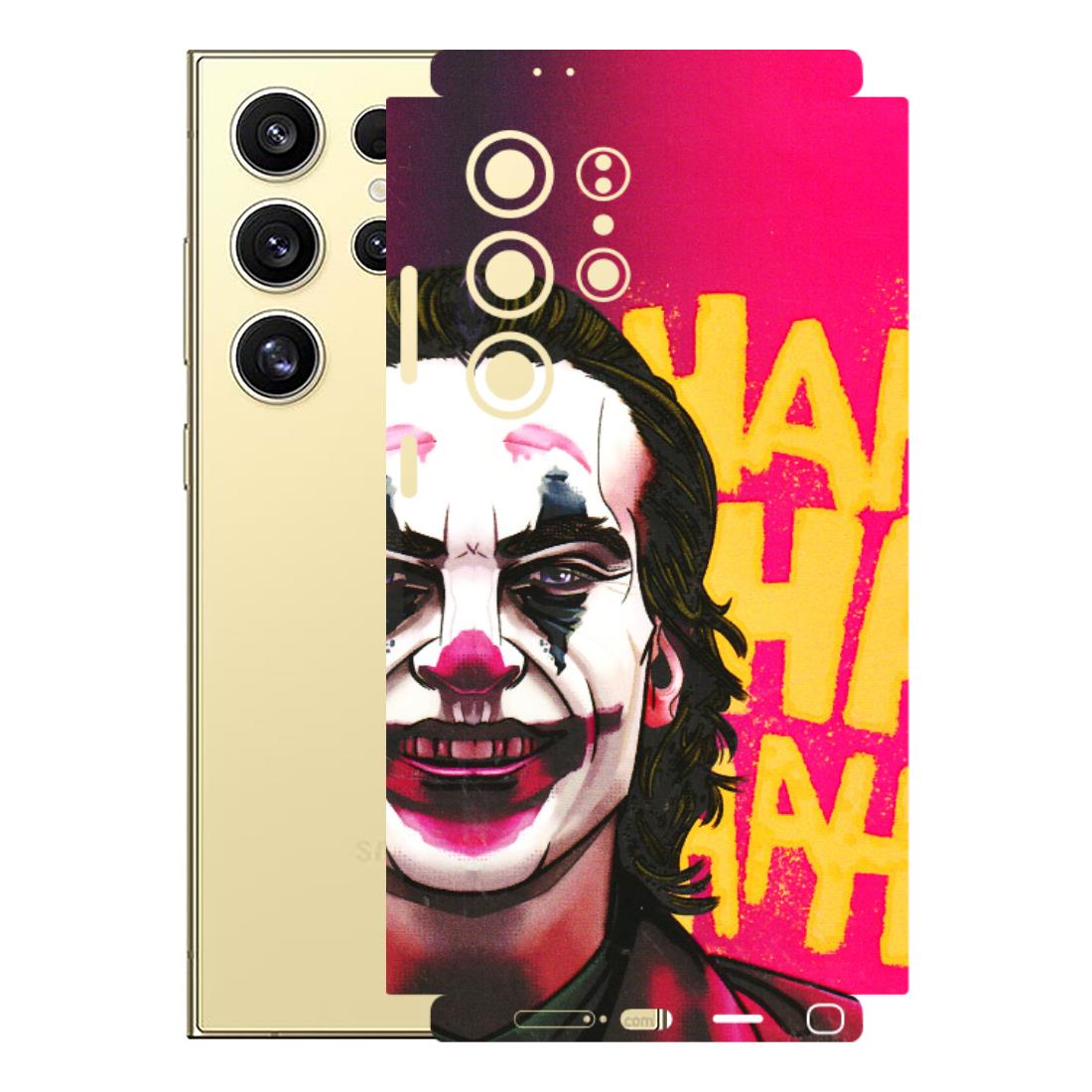 Samsung A/S Series Phone Skins (All Models) - Joker Evil Laugh - 3D Embossed Finish (L-97) Samsung Galaxy S24 Ultra (5G)