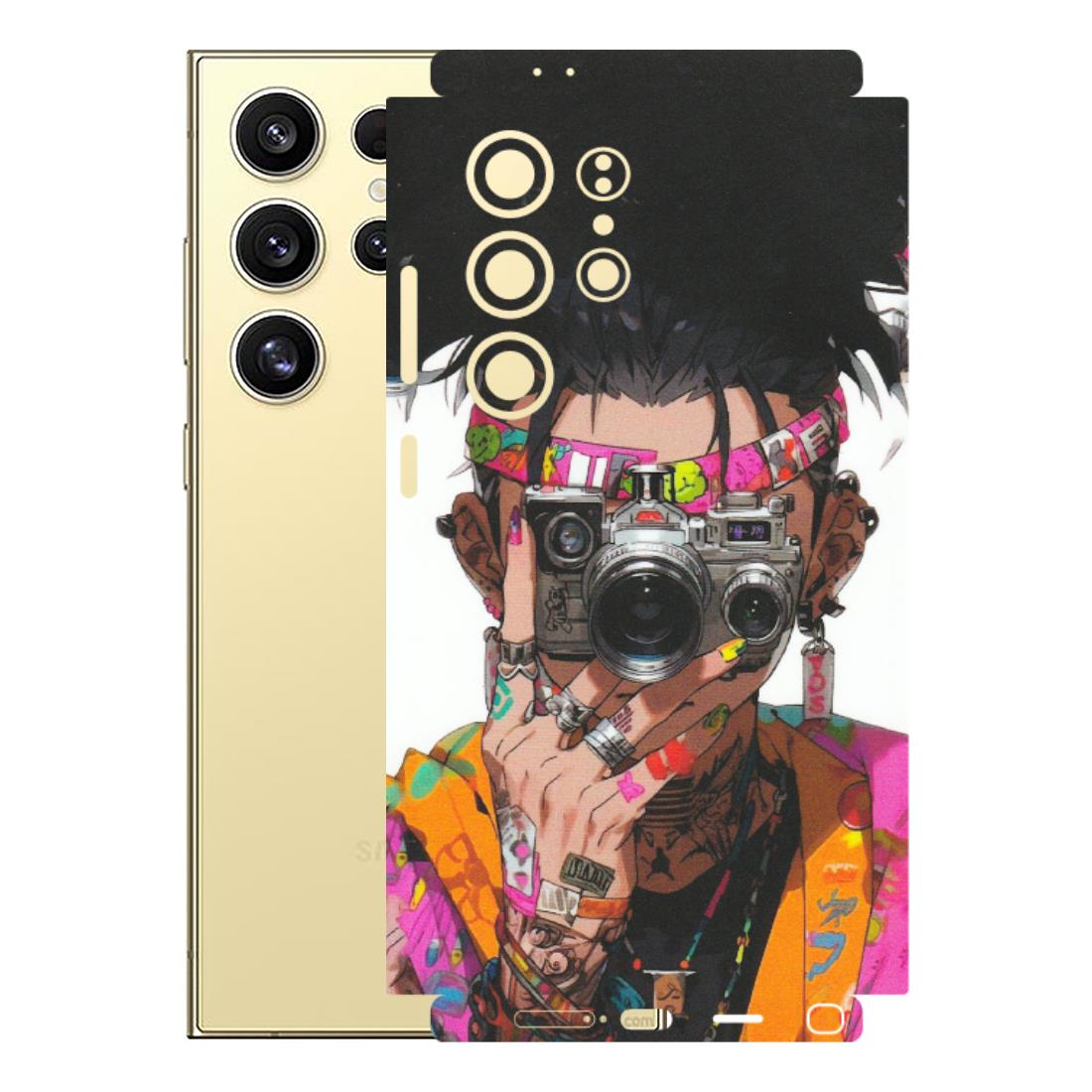 Samsung A/S Series Phone Skins (All Models) - Camera Lover Girl - Matte Finish (M-09) Samsung Galaxy S24 Ultra (5G)