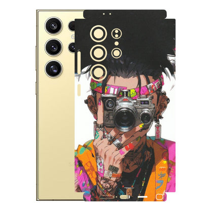Samsung A/S Series Phone Skins (All Models) - Camera Lover Girl - Matte Finish (M-09) Samsung Galaxy S24 Ultra (5G)