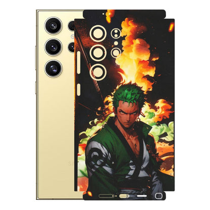 Samsung A/S Series Phone Skins (All Models) - Roronoa Zoro - Matte Finish (M-102) Samsung Galaxy S24 Ultra (5G)