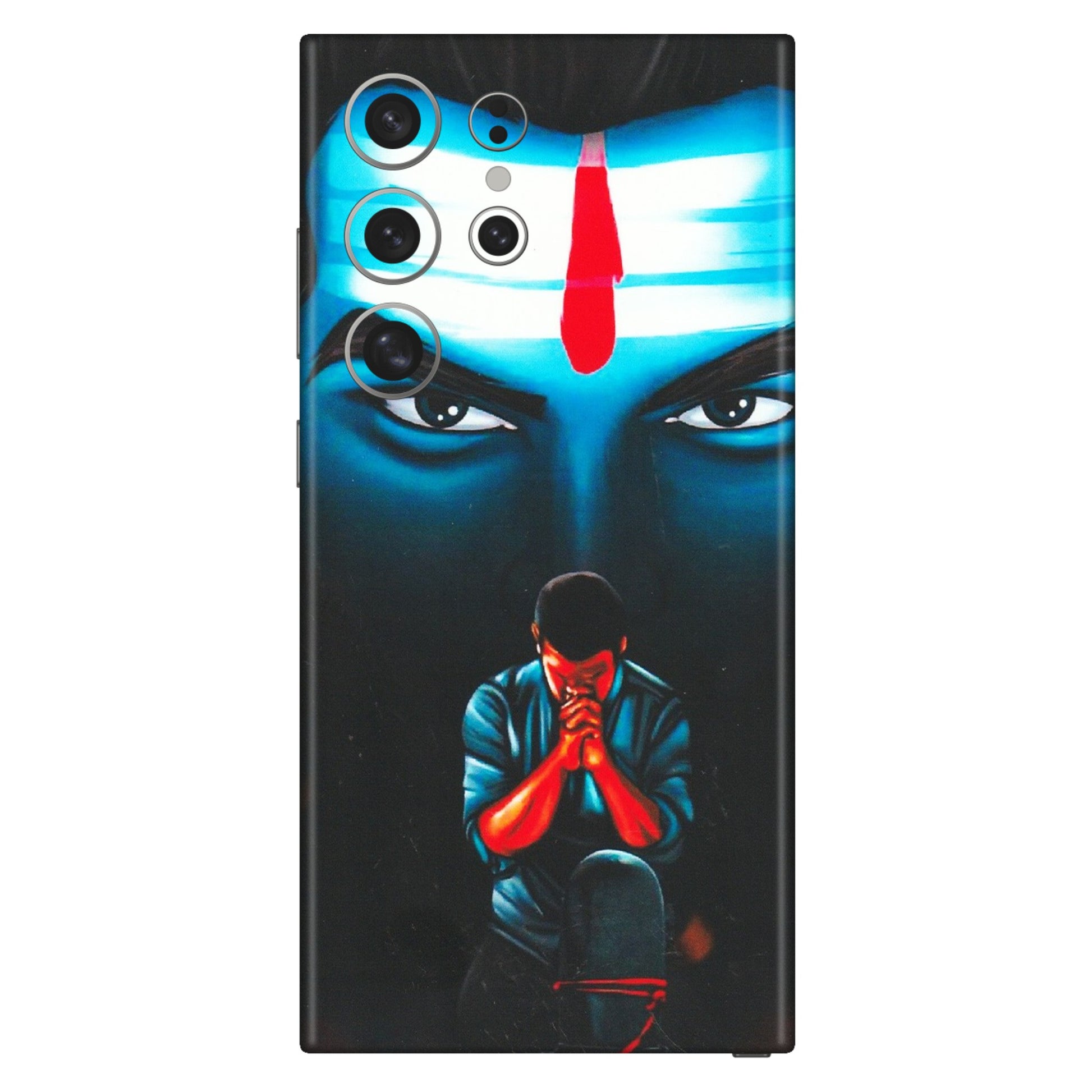 Samsung A/S Series Phone Skins (All Models) - Mahakal Bhakt - Matte Finish (M-112) Samsung Galaxy S24 Ultra (5G)