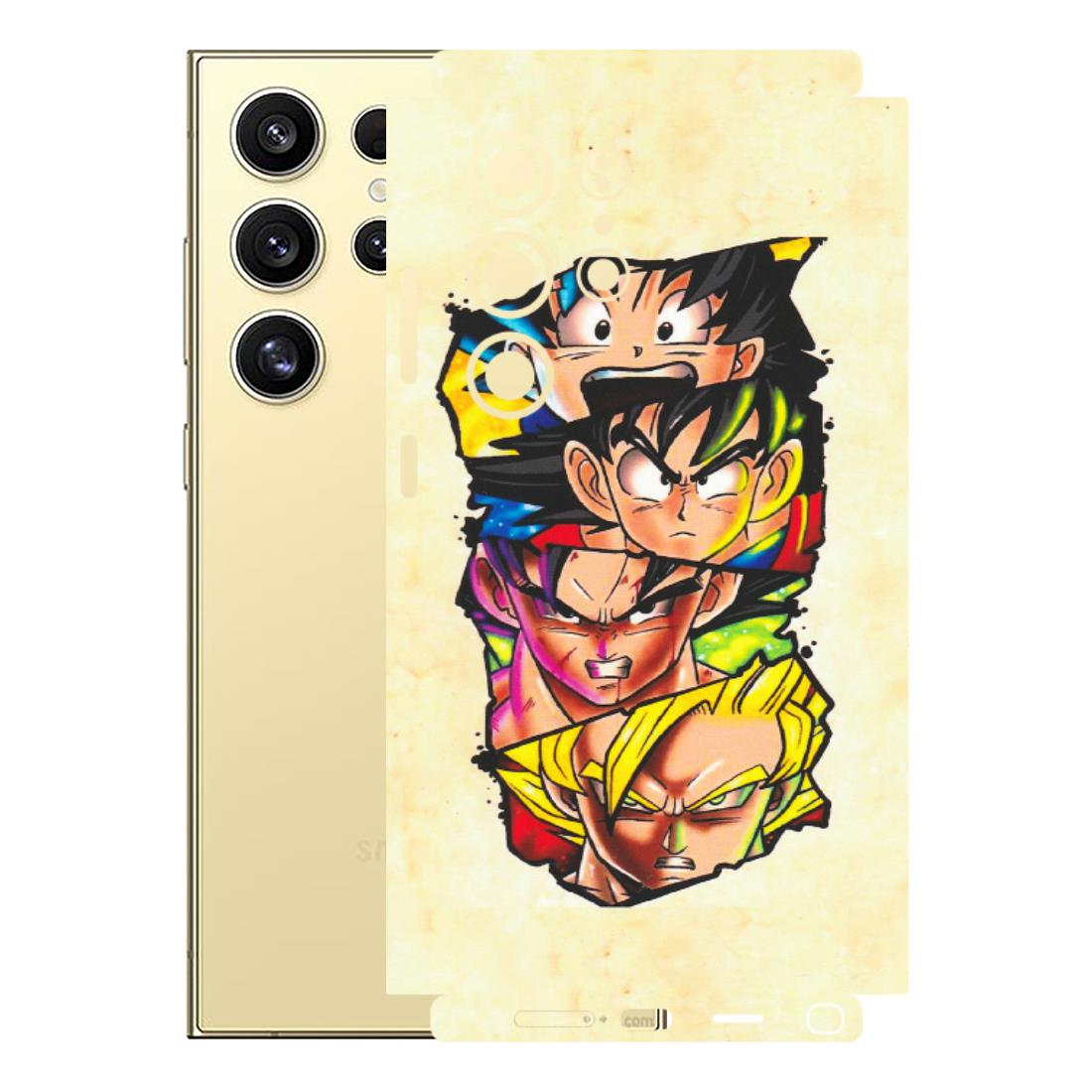 Samsung A/S Series Phone Skins (All Models) - Angry Multi Anime - Matte Finish (M-113) Samsung Galaxy S24 Ultra (5G)