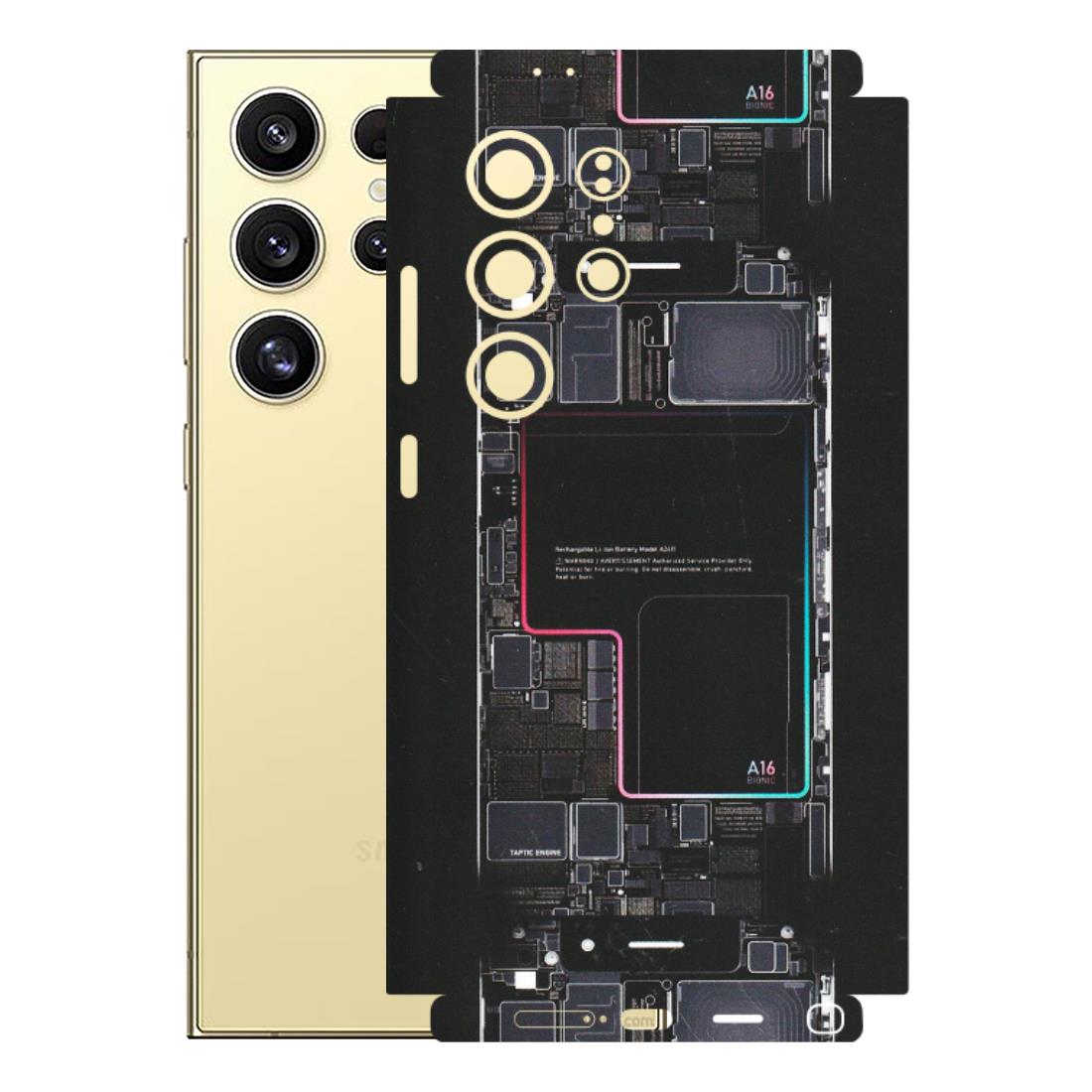 Samsung A/S Series Phone Skins (All Models) - Motherboard Circuit Layout - Matte Finish (M-117) Samsung Galaxy S24 Ultra (5G)