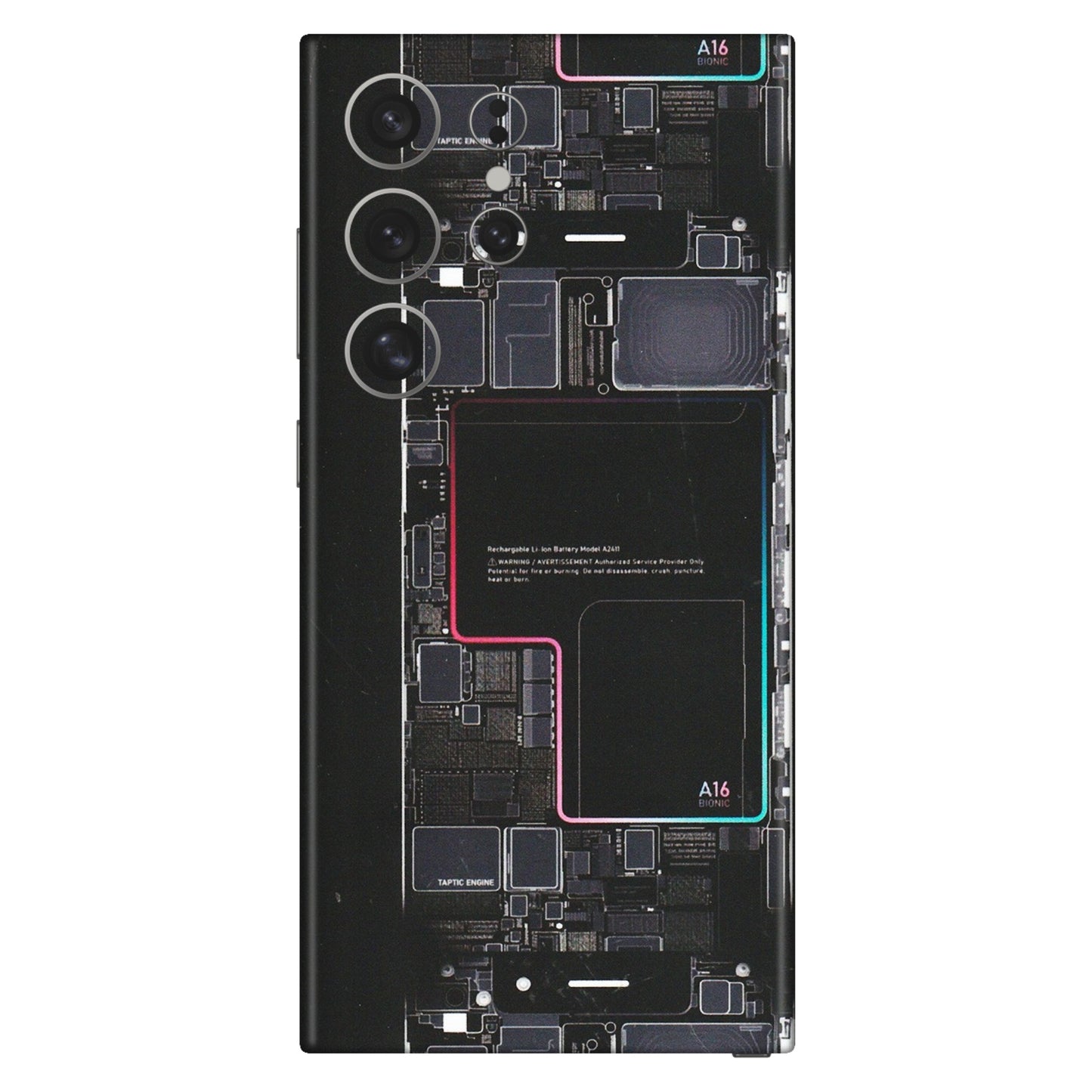Samsung A/S Series Phone Skins (All Models) - Motherboard Circuit Layout - Matte Finish (M-117) Samsung Galaxy S24 Ultra (5G)