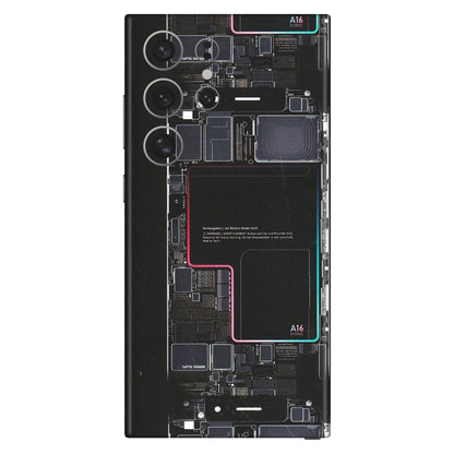 Samsung A/S Series Phone Skins (All Models) - Motherboard Circuit Layout - Matte Finish (M-117) Samsung Galaxy S24 Ultra (5G)