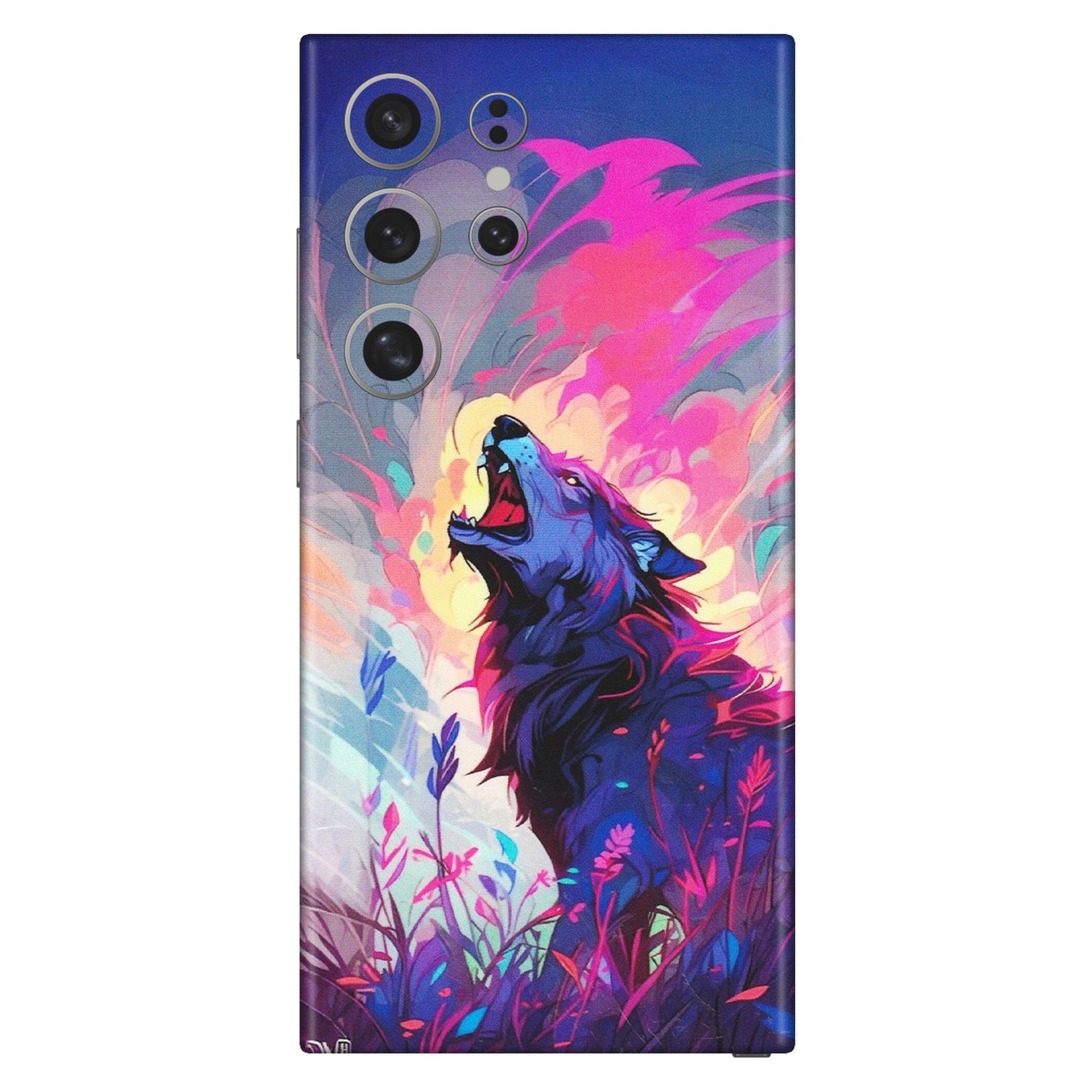Samsung A/S Series Phone Skins (All Models) - New Wild Wolf Abstract - Matte Finish (M-125) Samsung Galaxy S24 Ultra (5G)