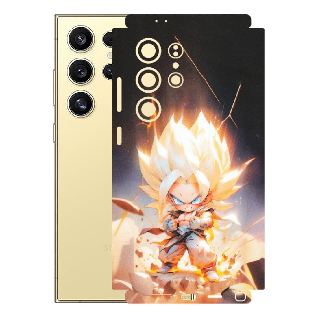 Samsung A/S Series Phone Skins (All Models) - Goku Dragon Cute Anime - Matte Finish (M-131) Samsung Galaxy S24 Ultra (5G)