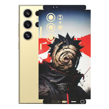 Samsung A/S Series Phone Skins (All Models) - Obito Uchiha Cool Anime - Matte Finish (M-134) Samsung Galaxy S24 Ultra (5G)