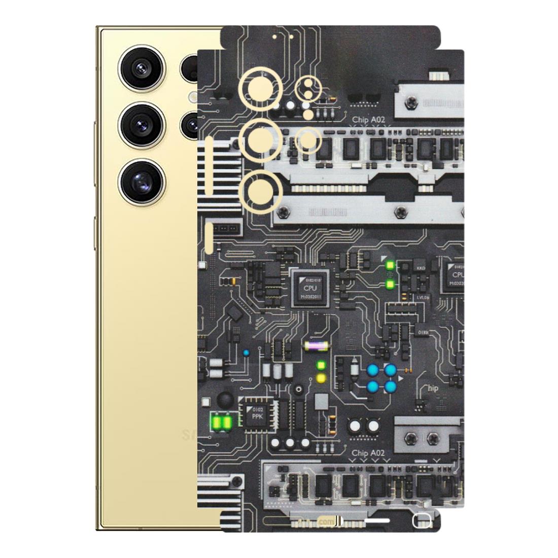 Samsung A/S Series Phone Skins (All Models) - Motherboard Internals - Matte Finish (M-135) Samsung Galaxy S24 Ultra (5G)