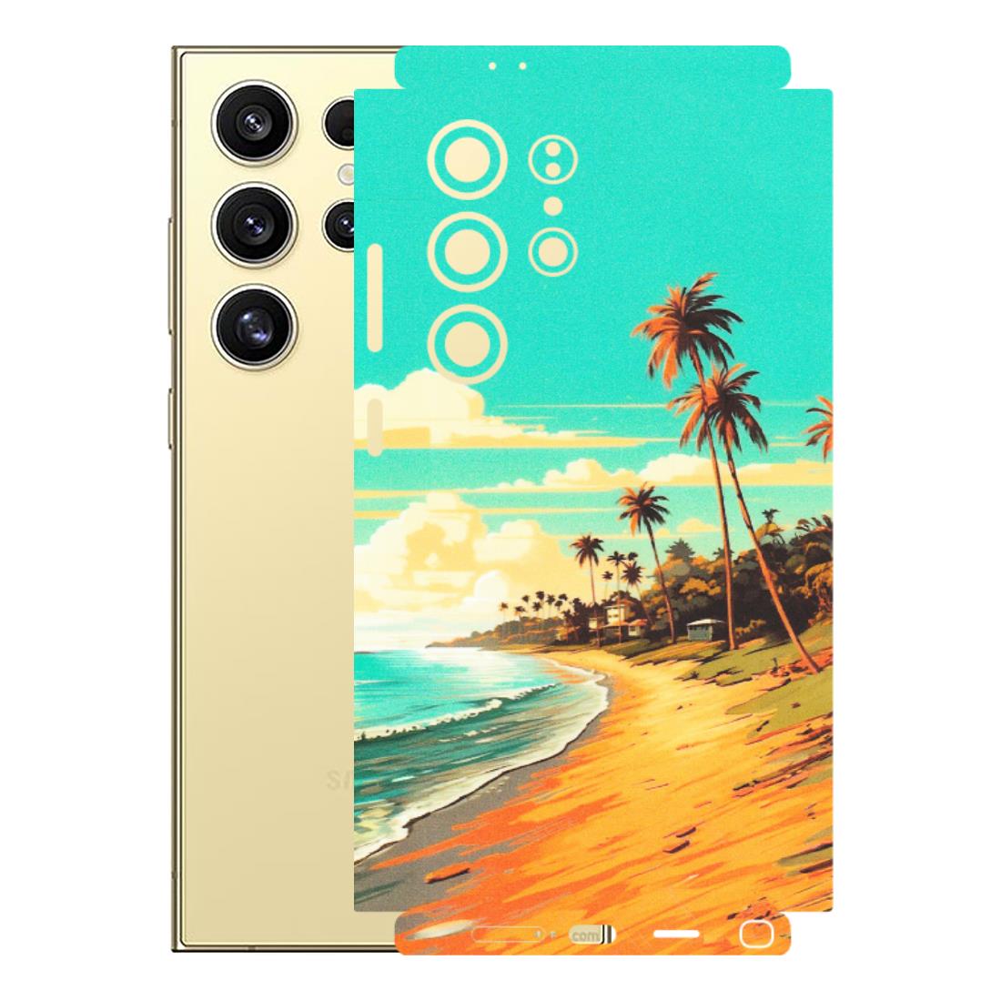 Samsung A/S Series Phone Skins (All Models) - Miami Beach - Matte Finish (M-136) Samsung Galaxy S24 Ultra (5G)