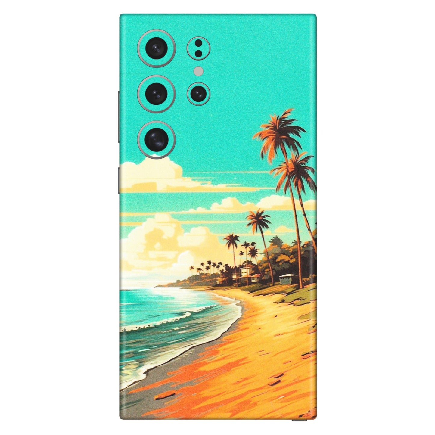 Samsung A/S Series Phone Skins (All Models) - Miami Beach - Matte Finish (M-136) Samsung Galaxy S24 Ultra (5G)