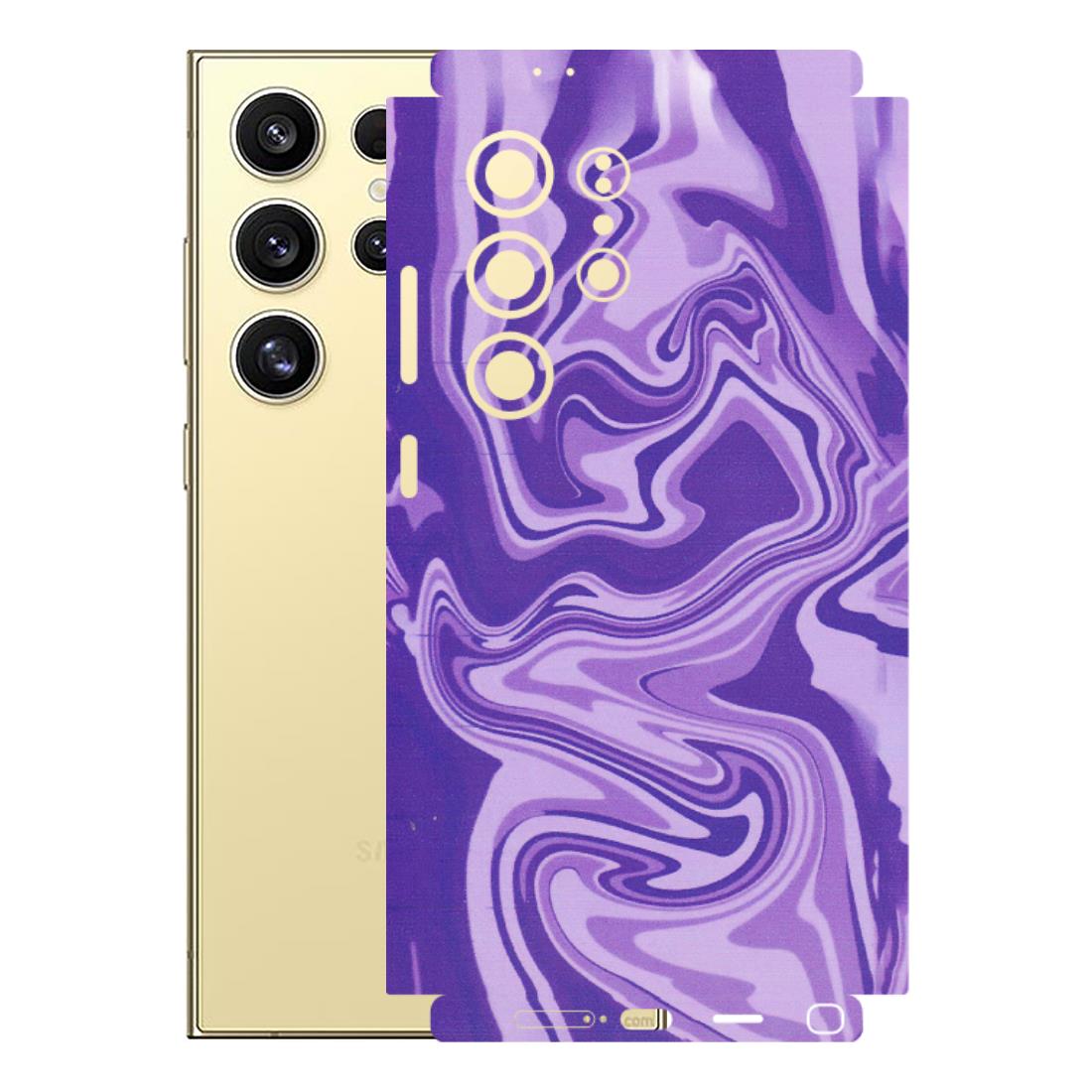 Samsung A/S Series Phone Skins (All Models) - Hazy Purple Nights - Matte Finish (M-14) Samsung Galaxy S24 Ultra (5G)