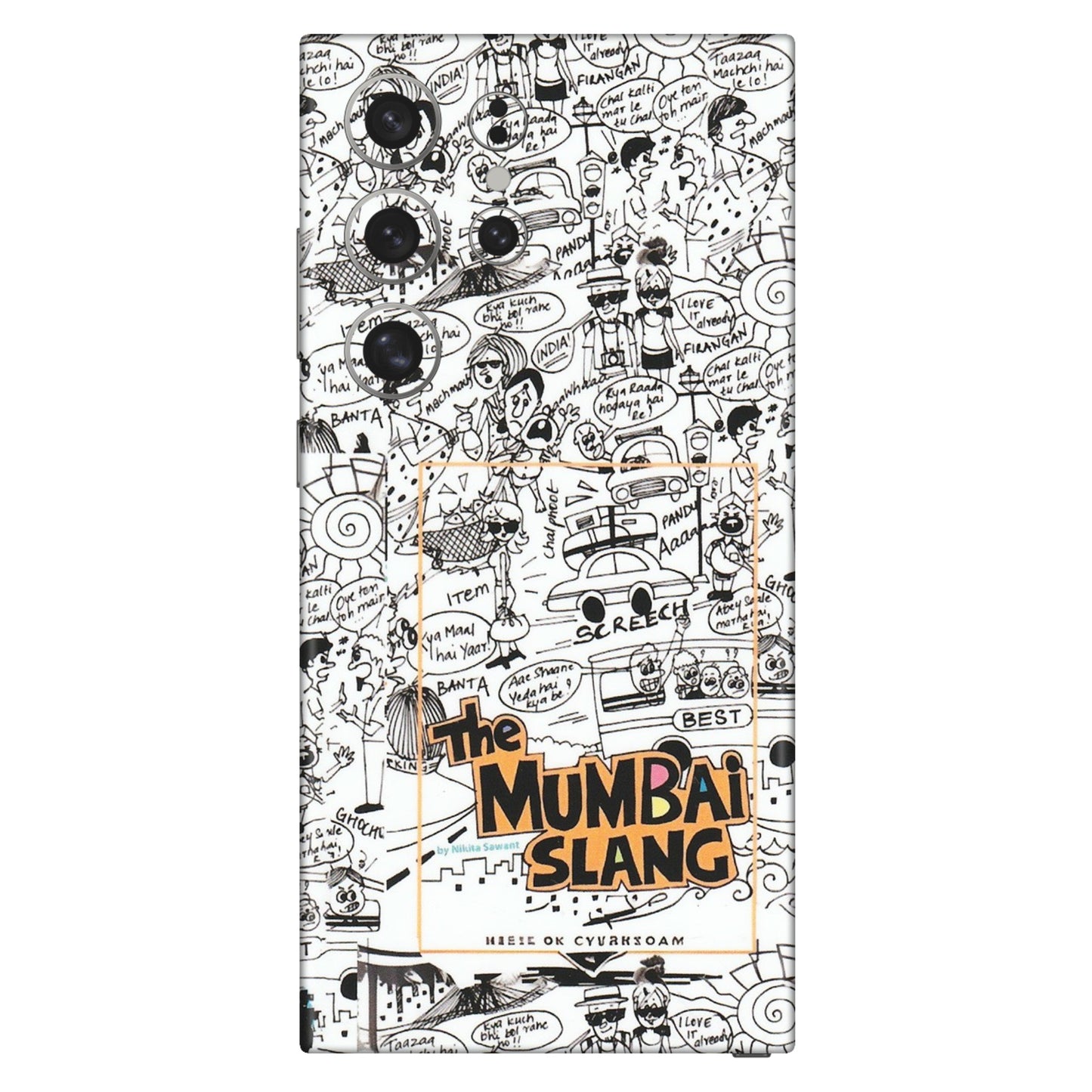 Samsung A/S Series Phone Skins (All Models) - The Mumbai Slang - Matte Finish (M-142) Samsung Galaxy S24 Ultra (5G)