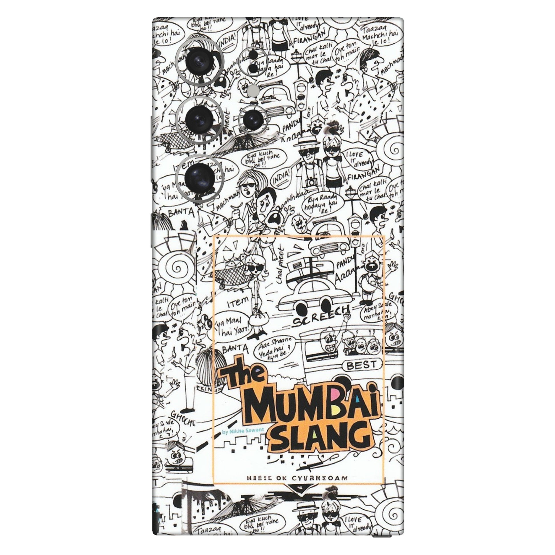 Samsung A/S Series Phone Skins (All Models) - The Mumbai Slang - Matte Finish (M-142) Samsung Galaxy S24 Ultra (5G)
