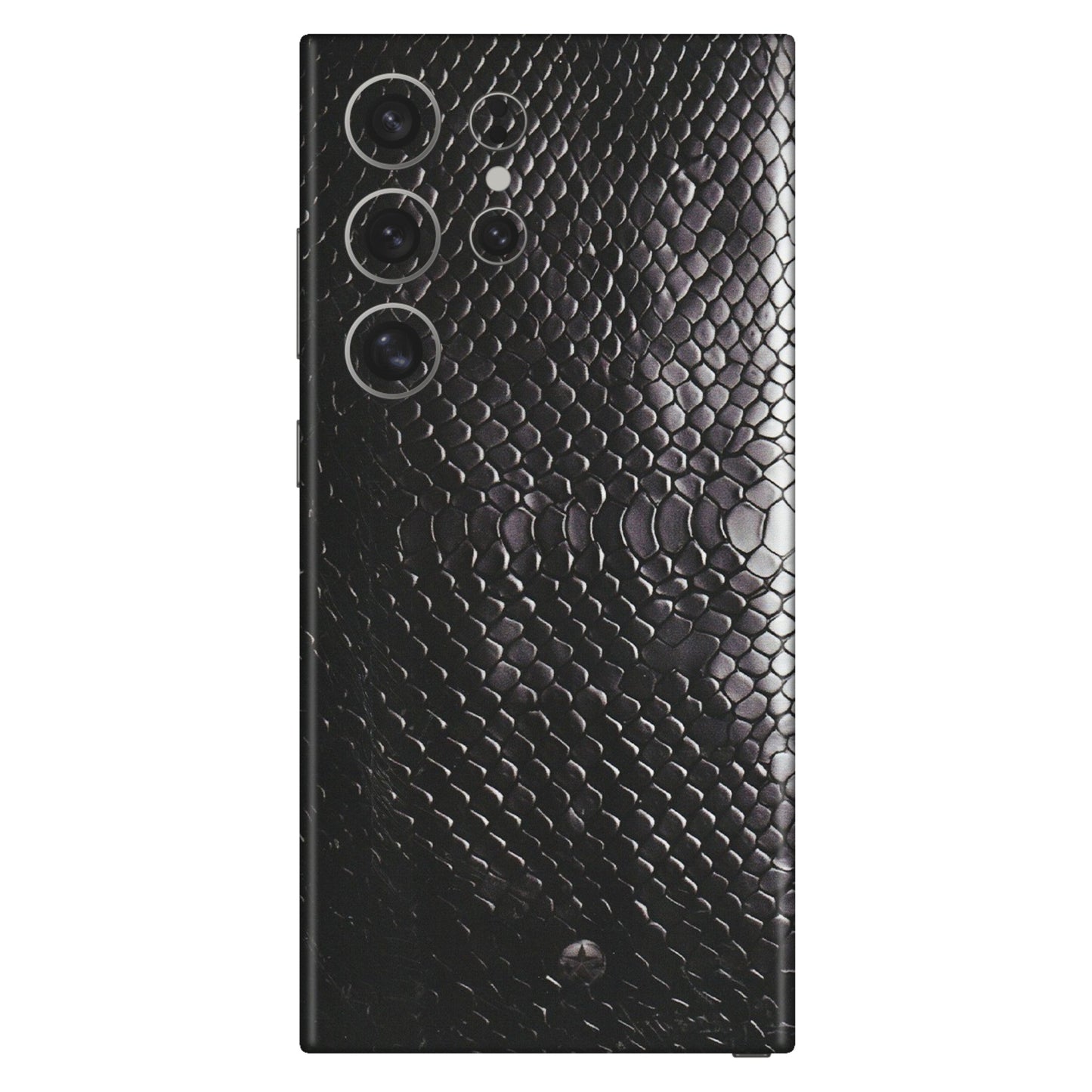Samsung A/S Series Phone Skins (All Models) - Black Snack Leather - Matte Finish (M-147) Samsung Galaxy S24 Ultra (5G)