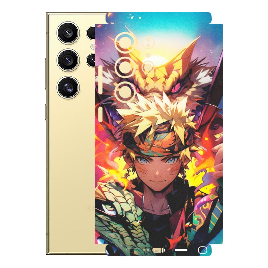 Samsung A/S Series Phone Skins (All Models) - Angry Naruto Anime - Matte Finish (M-148) Samsung Galaxy S24 Ultra (5G)