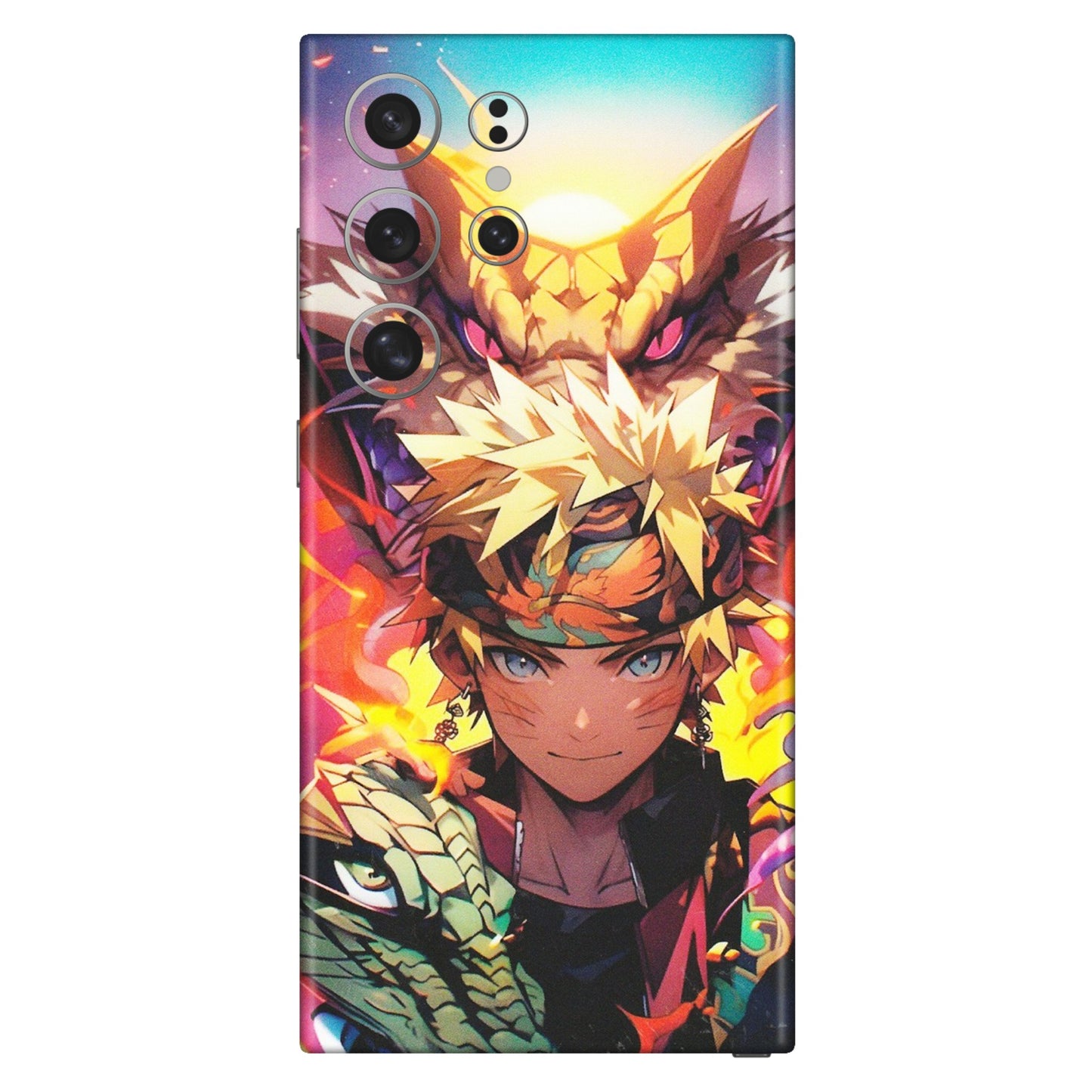 Samsung A/S Series Phone Skins (All Models) - Angry Naruto Anime - Matte Finish (M-148) Samsung Galaxy S24 Ultra (5G)