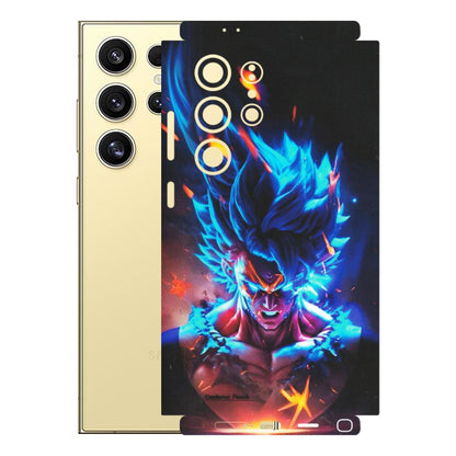Samsung A/S Series Phone Skins (All Models) - Angry Goku Dragon Ball Anime - Matte Finish (M-150) Samsung Galaxy S24 Ultra (5G)