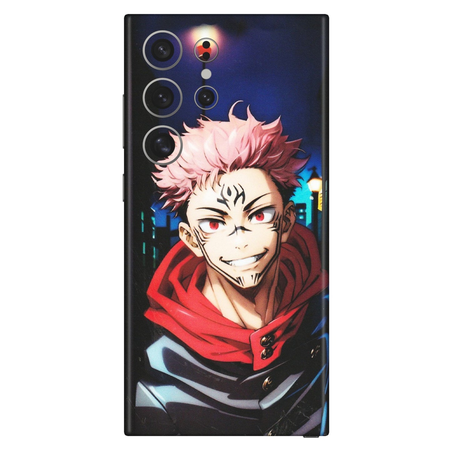 Samsung A/S Series Phone Skins (All Models) - Yuji Itadori Funny Face Anime - Matte Finish (M-152) Samsung Galaxy S24 Ultra (5G)