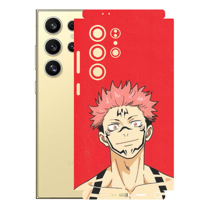 Samsung A/S Series Phone Skins (All Models) - Ryomen Sukuna Fun Anime - Matte Finish (M-153) Samsung Galaxy S24 Ultra (5G)