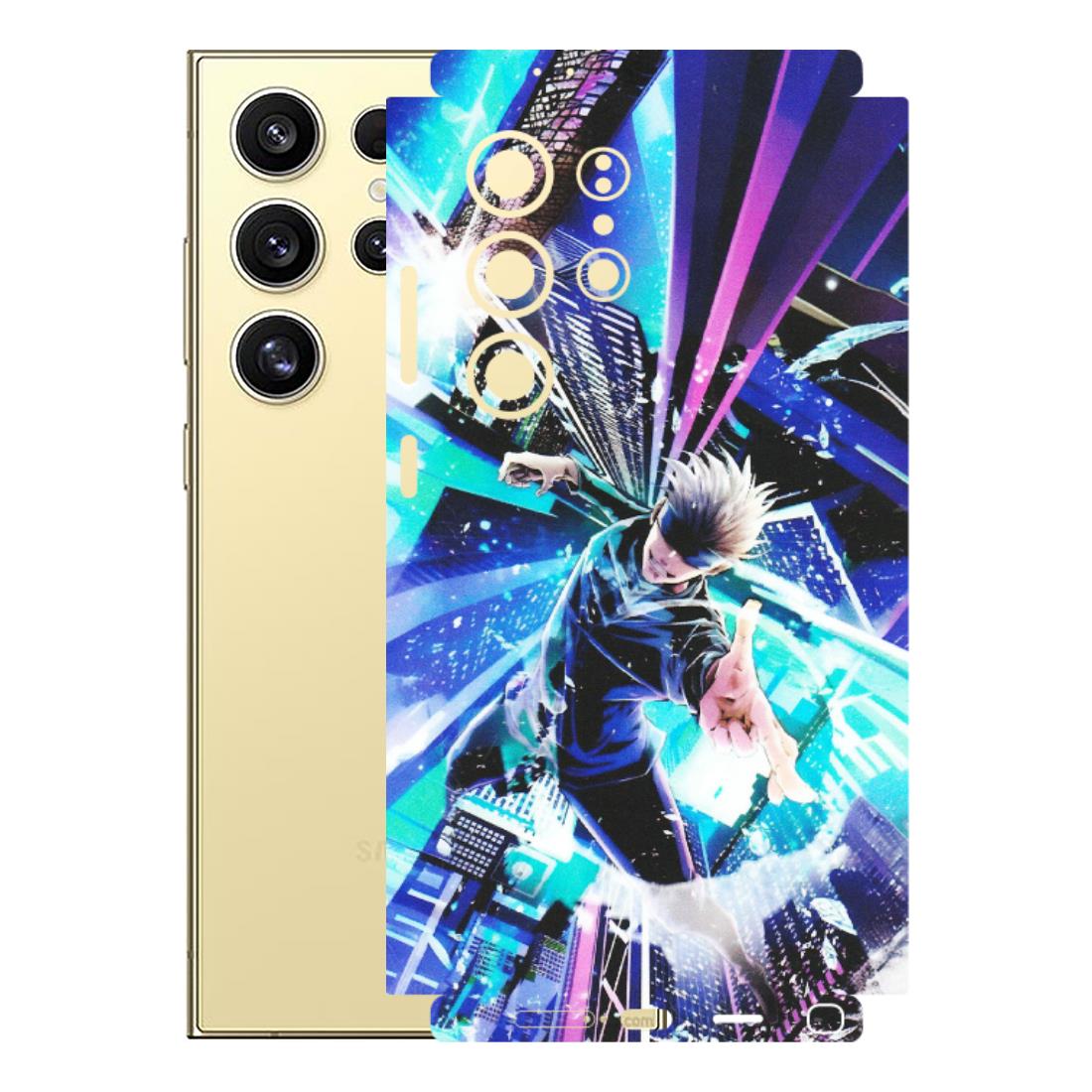 Samsung A/S Series Phone Skins (All Models) - Manga Action Jujustu Kaisen Anime - Matte Finish (M-155) Samsung Galaxy S24 Ultra (5G)