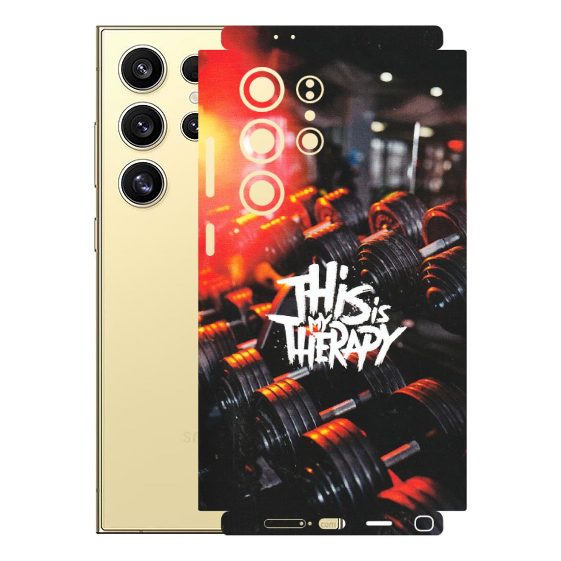 Samsung A/S Series Phone Skins (All Models) - GYM Lover Therapy - Matte Finish (M-160) Samsung Galaxy S24 Ultra (5G)