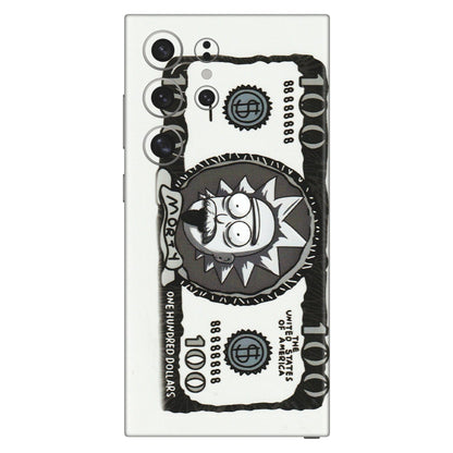 Samsung A/S Series Phone Skins (All Models) - Rick And Morty Hundred Dollar Anime - Matte Finish (M-161) Samsung Galaxy S24 Ultra (5G)