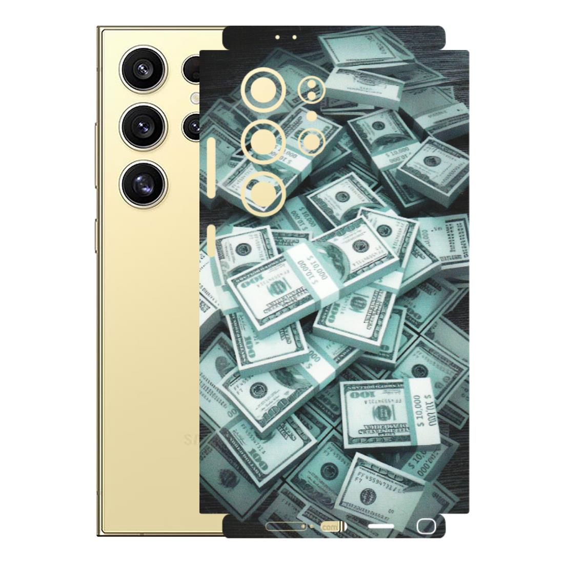 Samsung A/S Series Phone Skins (All Models) - Hundred Dollar Bill - Matte Finish (M-162) Samsung Galaxy S24 Ultra (5G)
