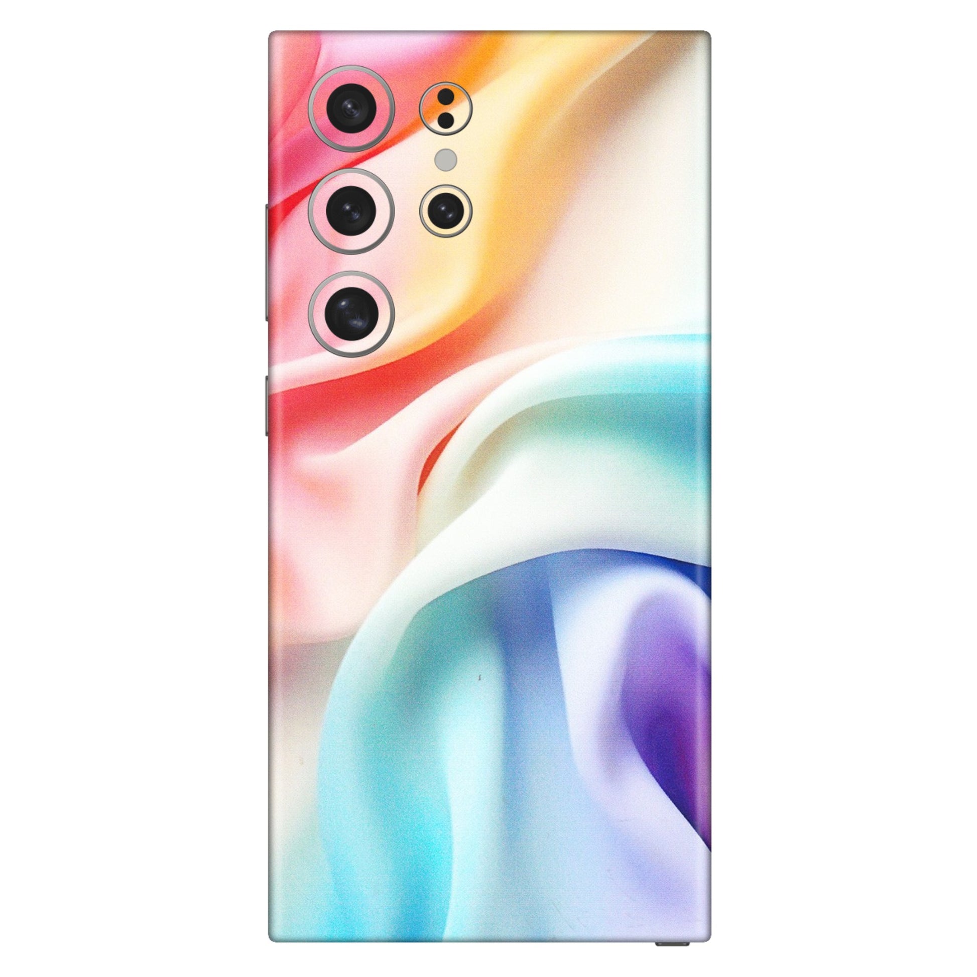 Samsung A/S Series Phone Skins (All Models) - Colourful Silk Cloth - Matte Finish (M-165) Samsung Galaxy S24 Ultra (5G)